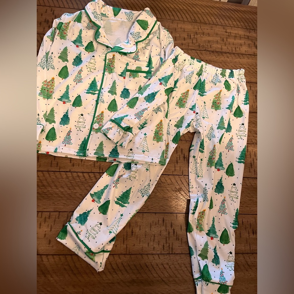 New Christmas Trees Pajama set